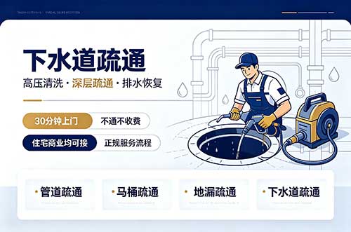 九龙坡下水道疏通