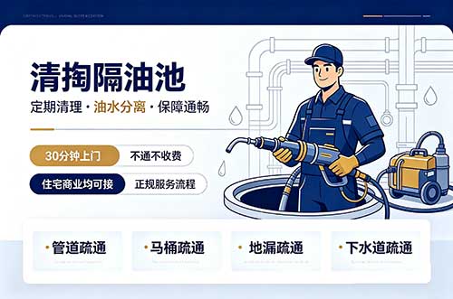 九龙坡清掏隔油池
